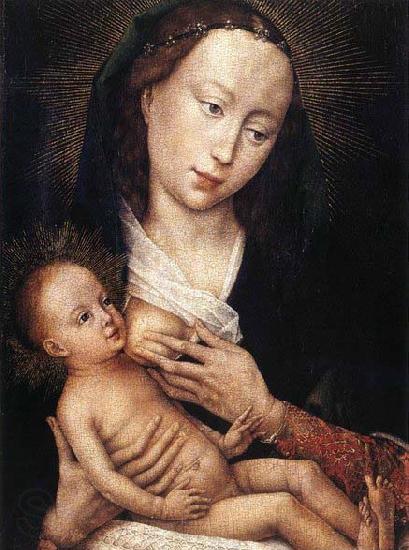WEYDEN, Rogier van der Portrait Diptych of Jean de Gros Spain oil painting art